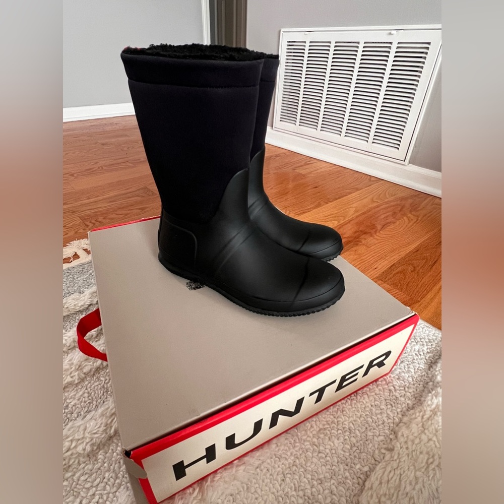 Hunter Roll Top Sherpa Boots